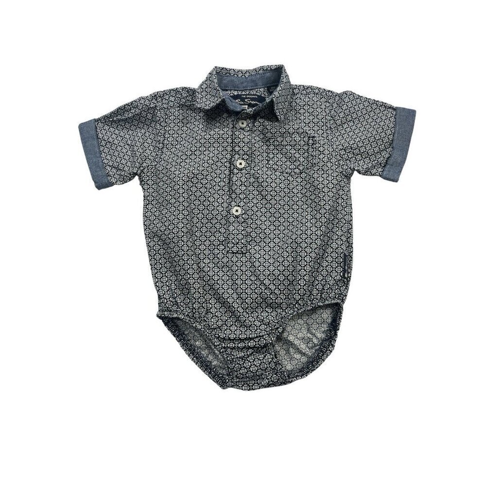 BEN SHERMAN Collared BOYS 6-9 MONTHS ROMPER ONE PIECE